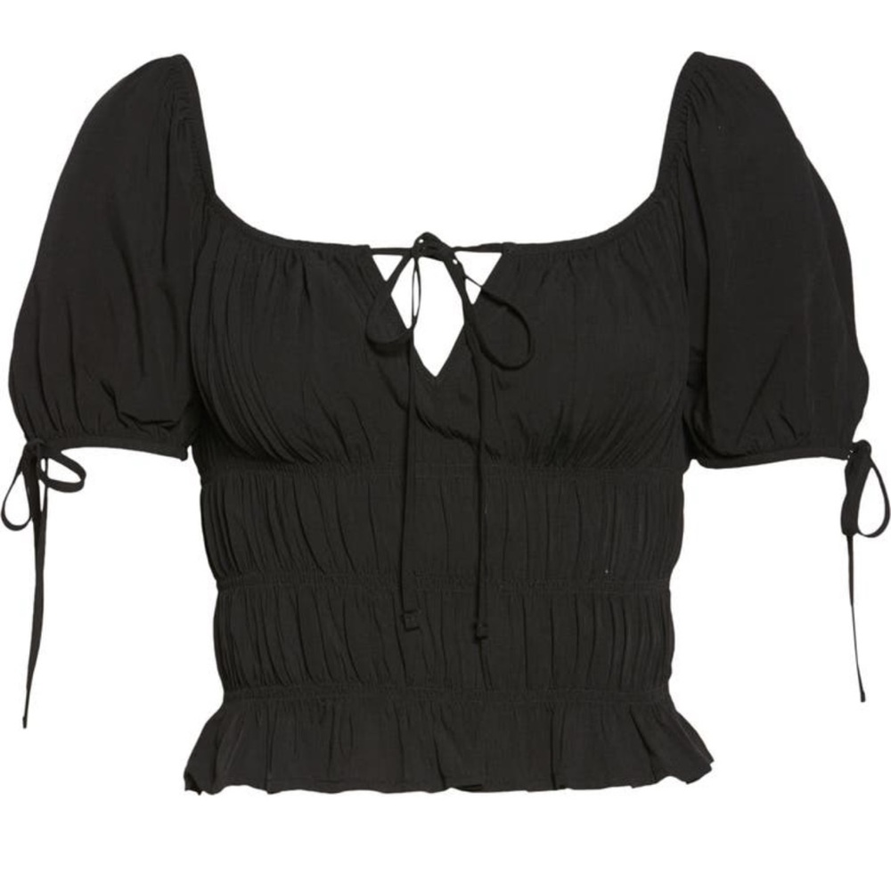 Cropped Black Top